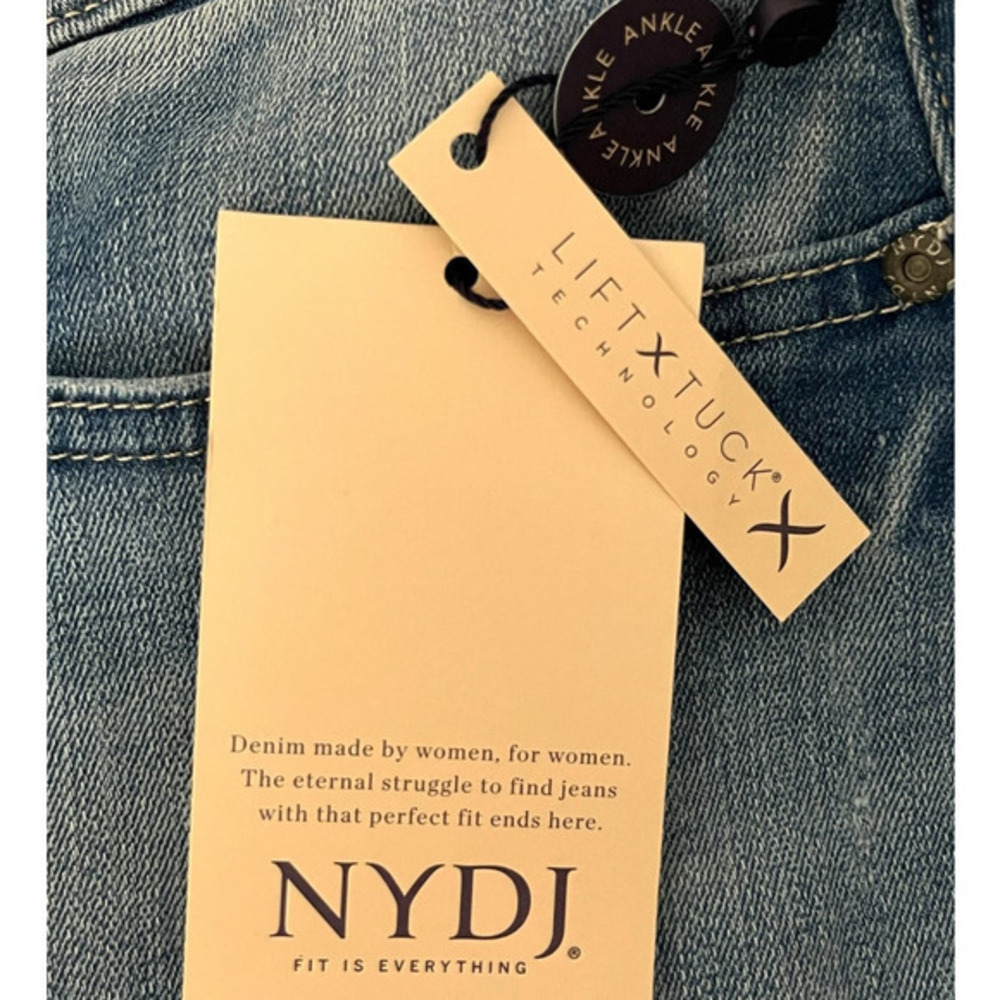 NYDJ NWT‎ Marilyn Straight Ankle Jeans in Easley Plus Size 22W - Picture 10 of 16